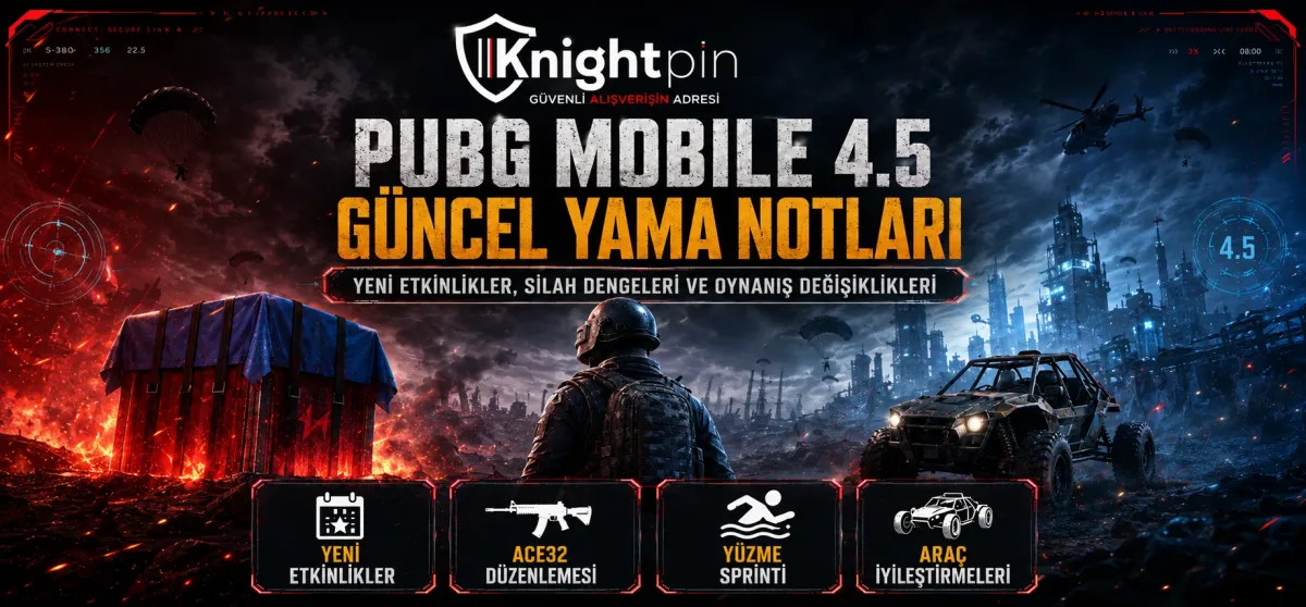 PUBG Mobile 4.5 Yama Notları: Naruto, Spider-Man ve Oynanış Değişiklikleri