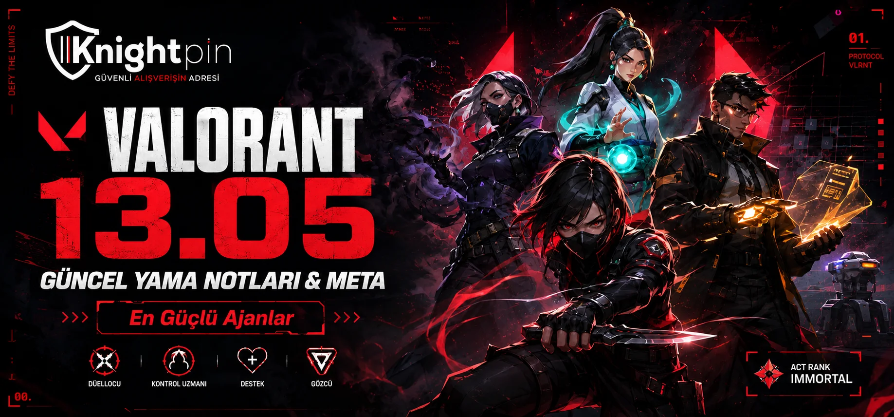 VALORANT 13.05 Yama Notları ve Güncel Meta Tier Listesi