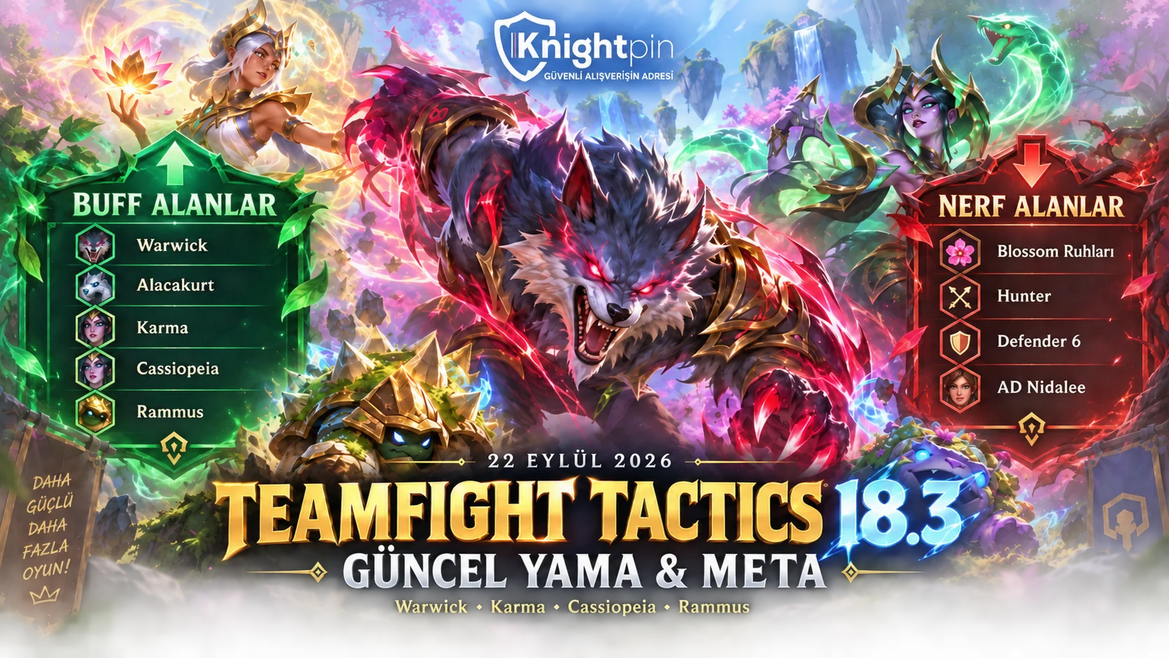 TFT 18.3 Yama Notları ve Meta Kompozisyonları (Set 18)