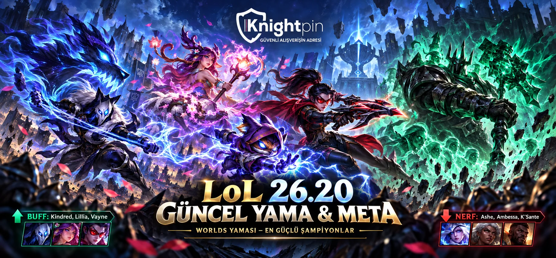 League of Legends 26.20 Güncel Yama Notları ve Meta Tier Listesi – En Güçlü Şampiyonlar