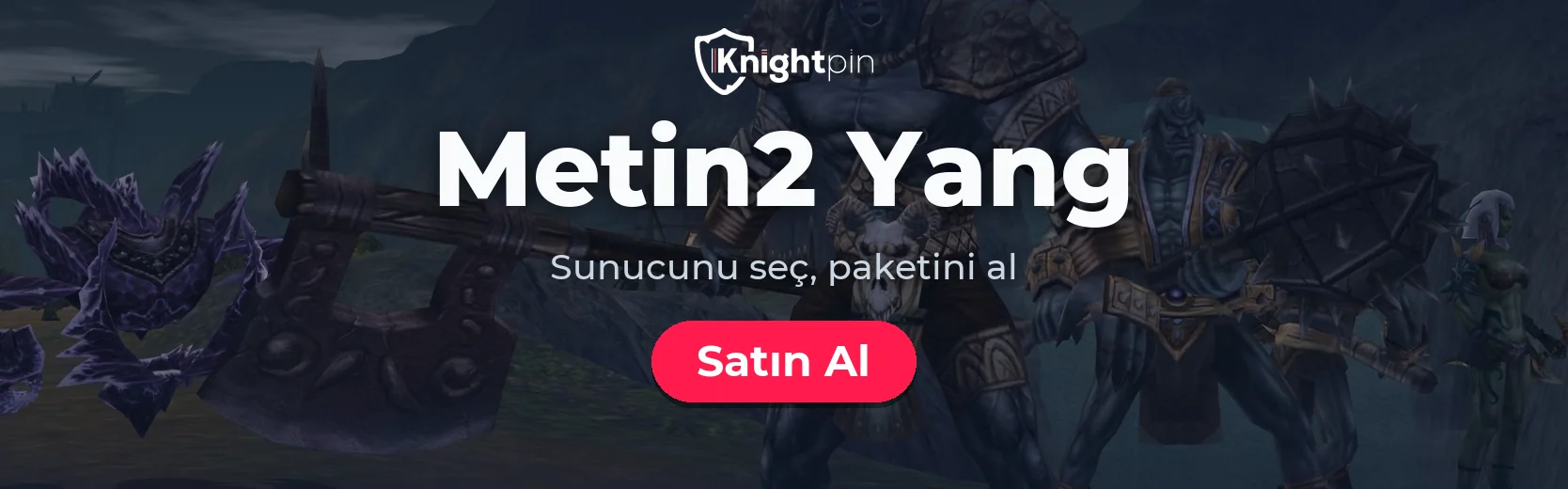 Metin2 Yang satın alma sayfasına giden afiş