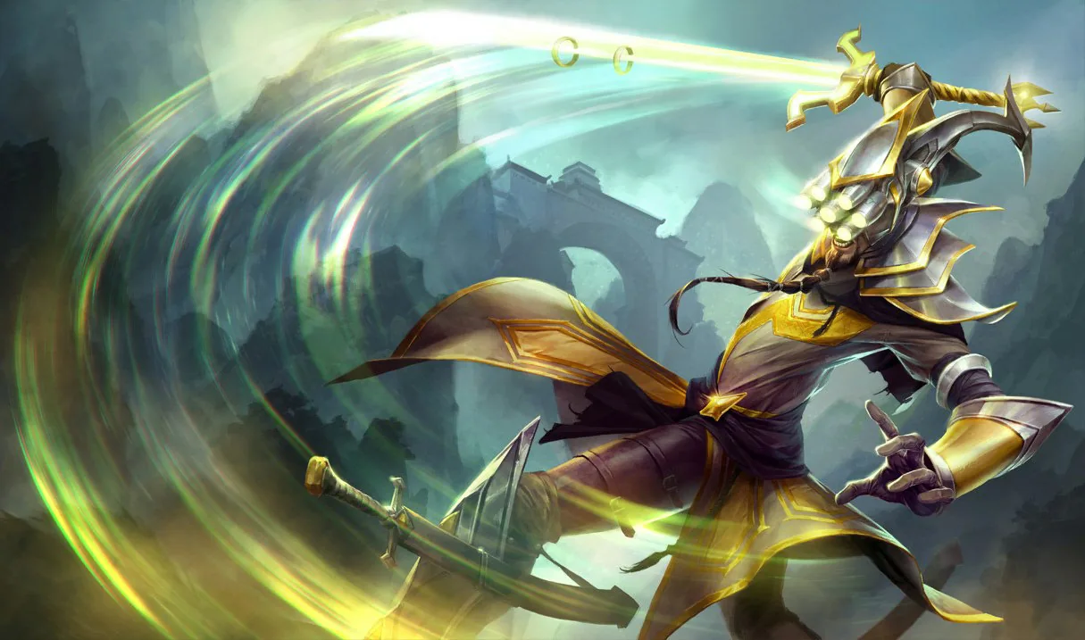 Master Yi’nin League of Legends’taki varsayılan kostüm görseli