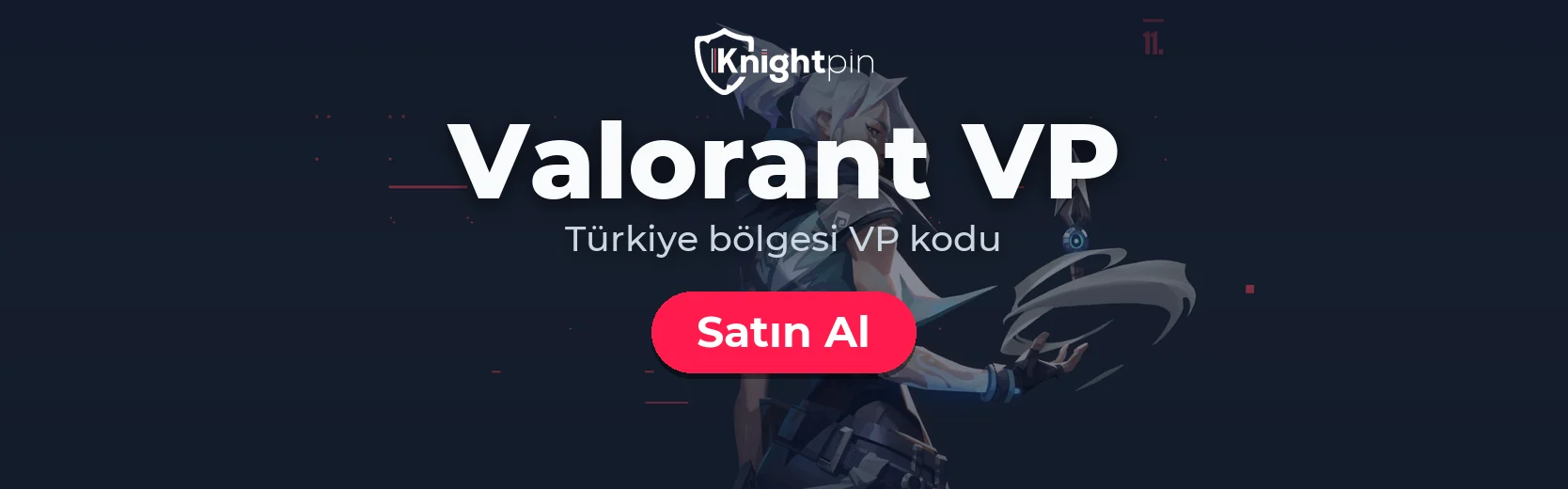 Valorant VP satın alma sayfasına giden afiş