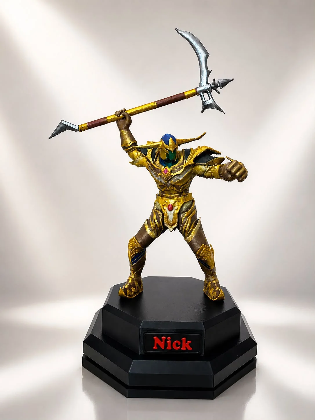 Knight Online Karus Warrior Figürü – Dragon Set, Raptor (15 cm)