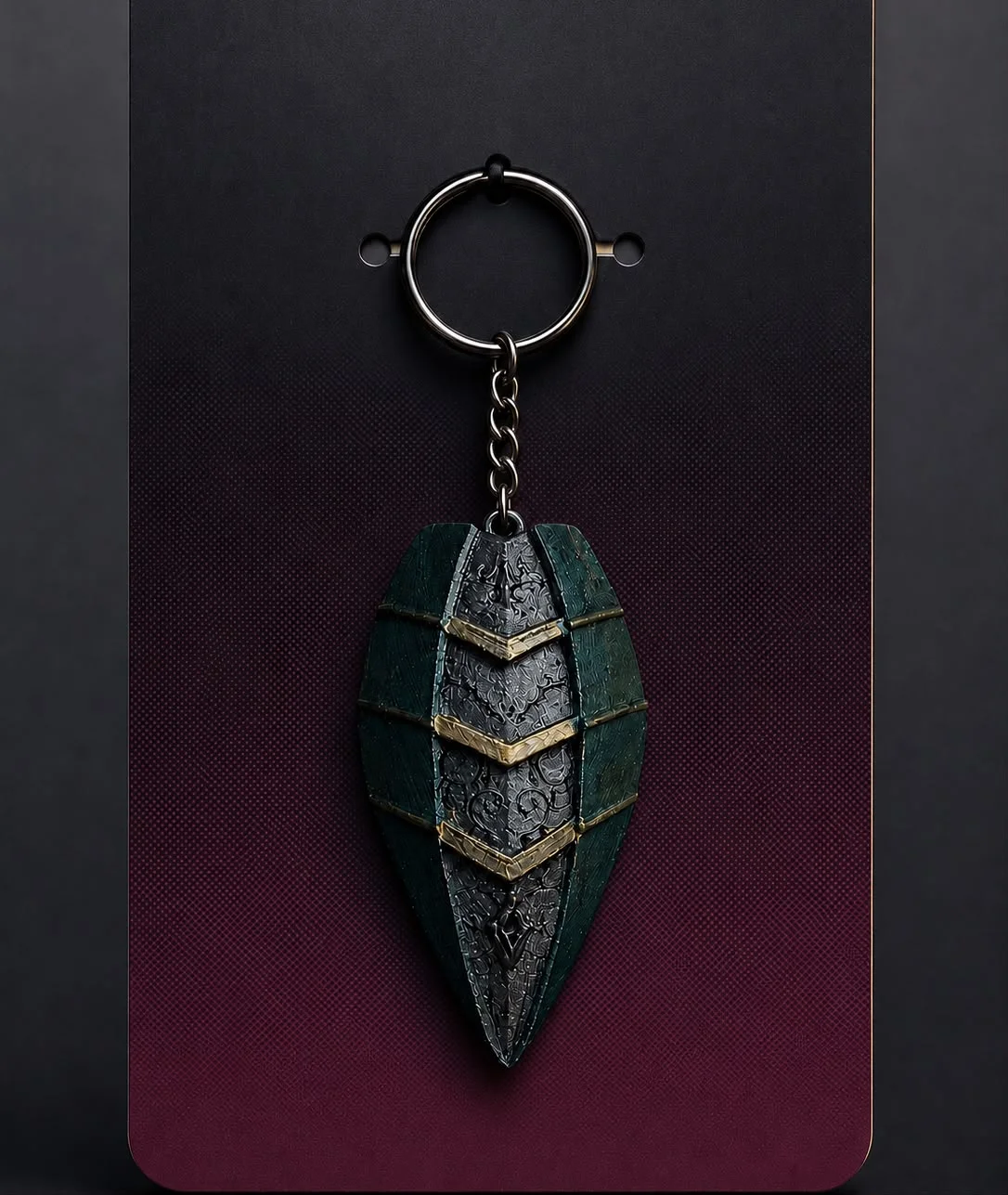 Knight Online Chitin Shield Anahtarlık (7 cm, 3D Baskı)