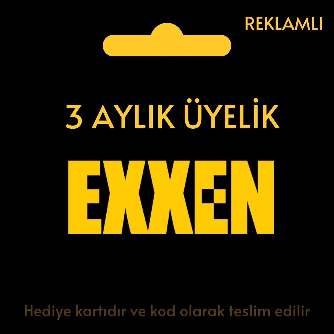 Exxen 3 Ay (Reklamlı)