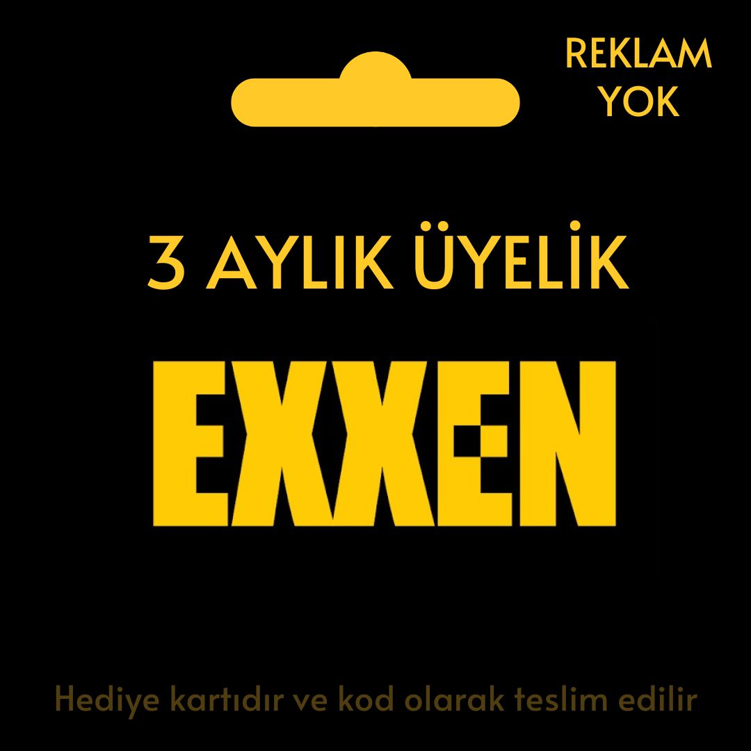 Exxen 3 Ay (Reklamsız)