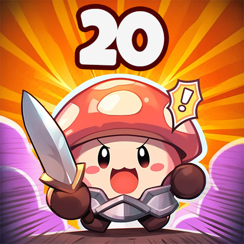 Legend of Mushroom 0.99 USD Gems + 20 Elmas