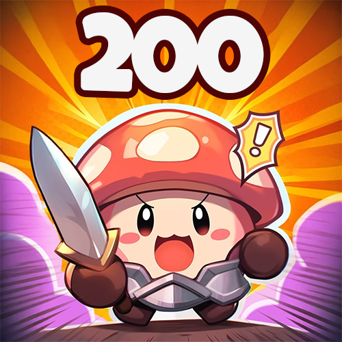 Legend of Mushroom 9.99 USD Gems + 200 Elmas