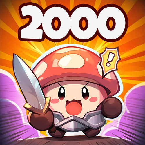 Legend of Mushroom 99.99 USD Gems + 2000 Elmas