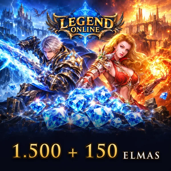 Legend Online Reborn 1.500 + 150 Elmas