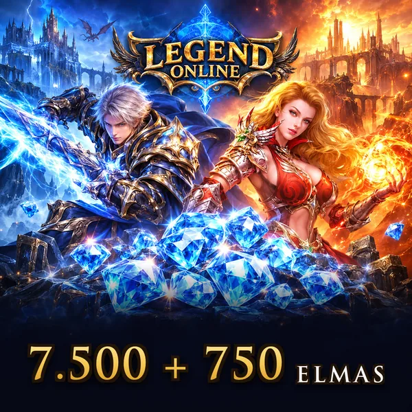 Legend Online Reborn 7.500 + 750 Elmas