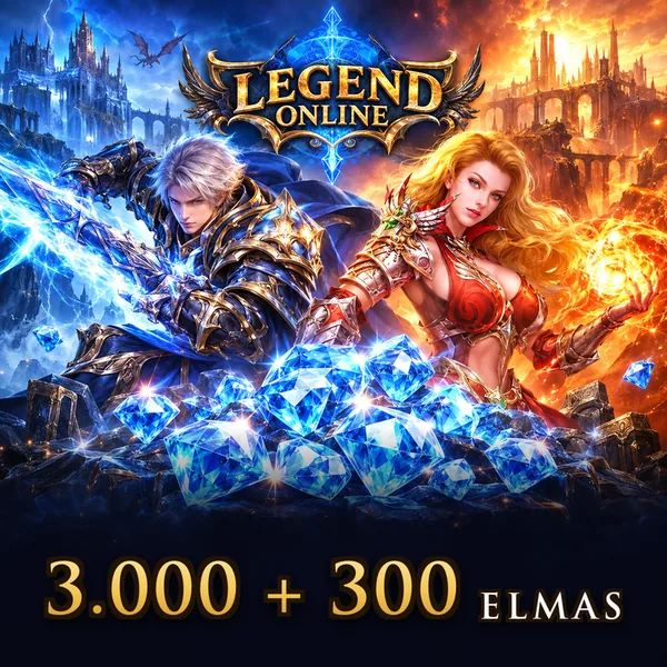 Legend Online Reborn 3.000 + 300 Elmas