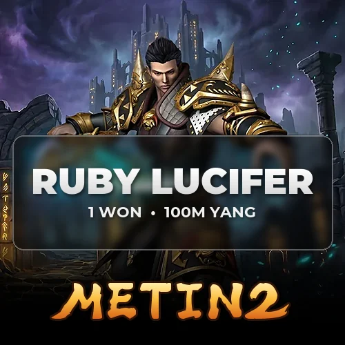 Metin2 Ruby Lucifer 1 Won (100M Yang)