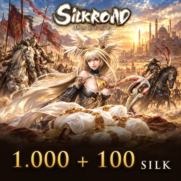 Silkroad Joymax 1.000 Silk + 100 Bonus